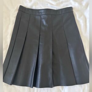 Zara Girls Black Pleated Skirt
